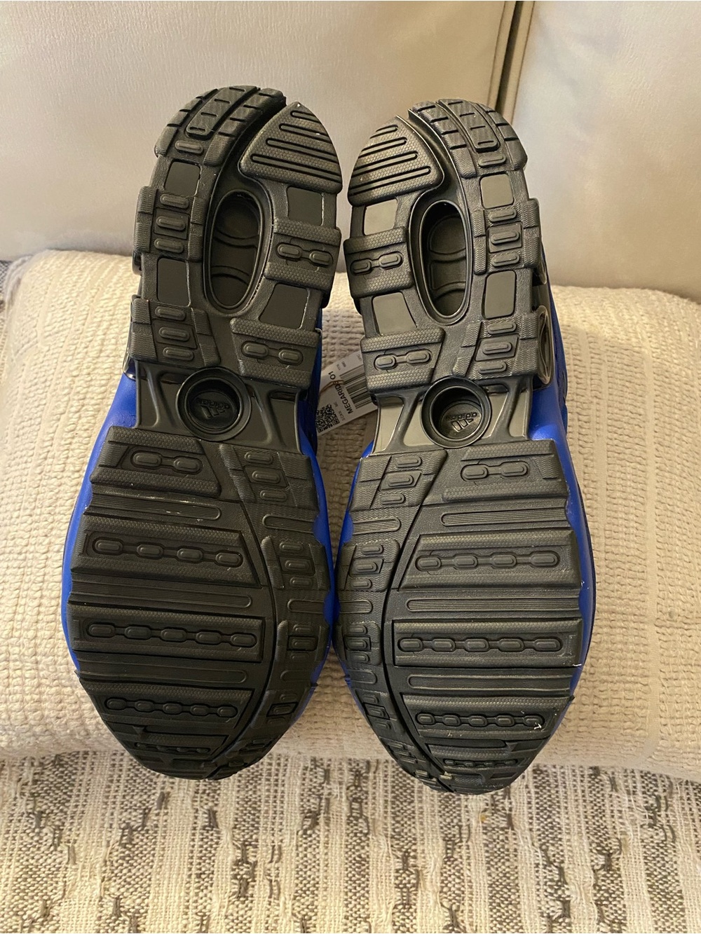 New Men's Adidas Megaride O1 Casual Training Shoes Blue Black JR3672 - Picture 8 of 8